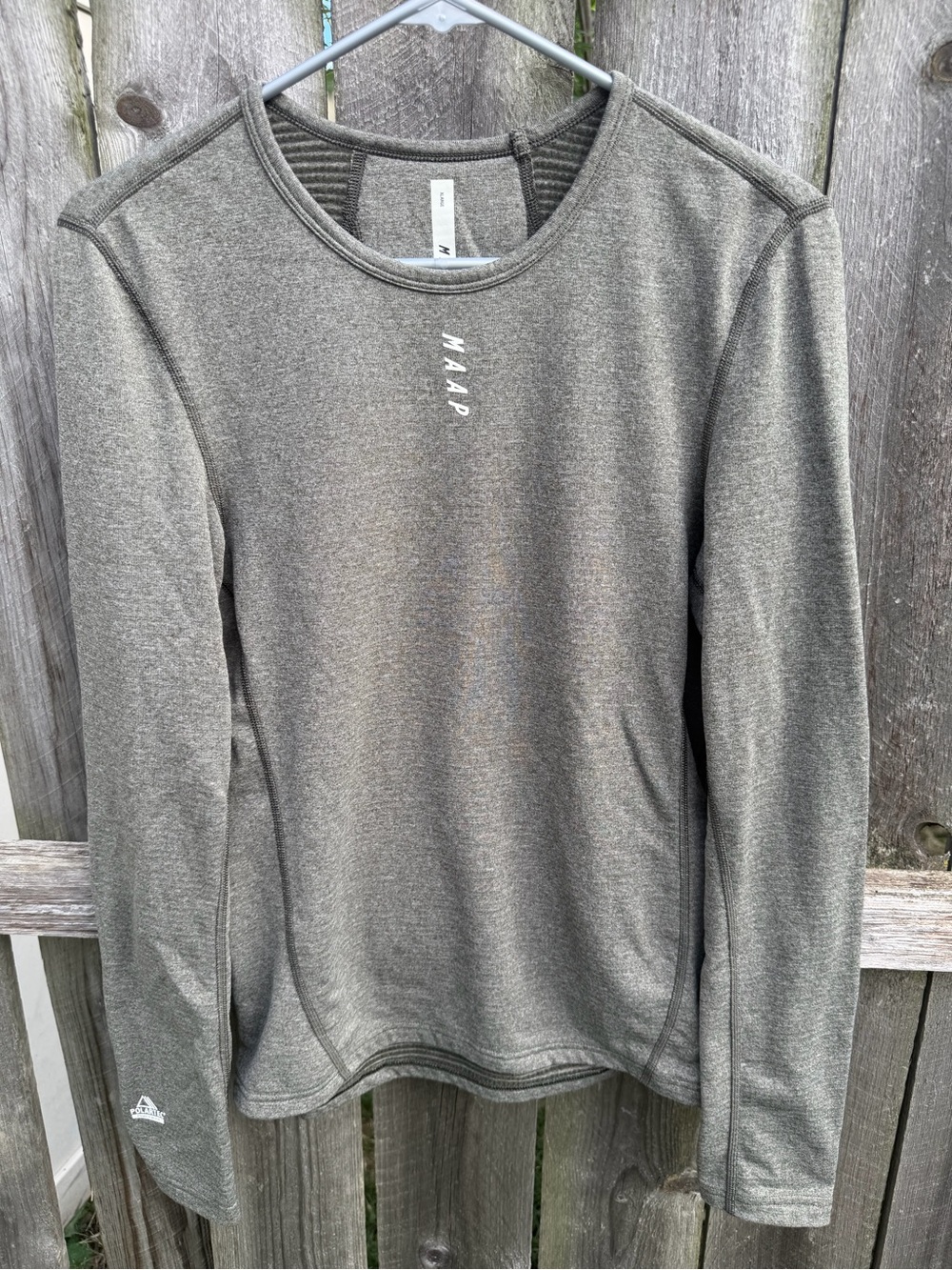 MAAP Cycling Thermal Base Layer Shirt Top Mens Size Power Wool